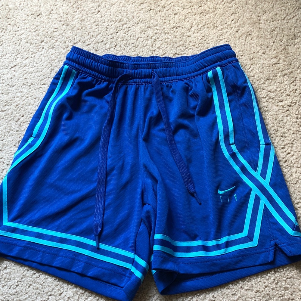 Nike fly blue basketball active shorts